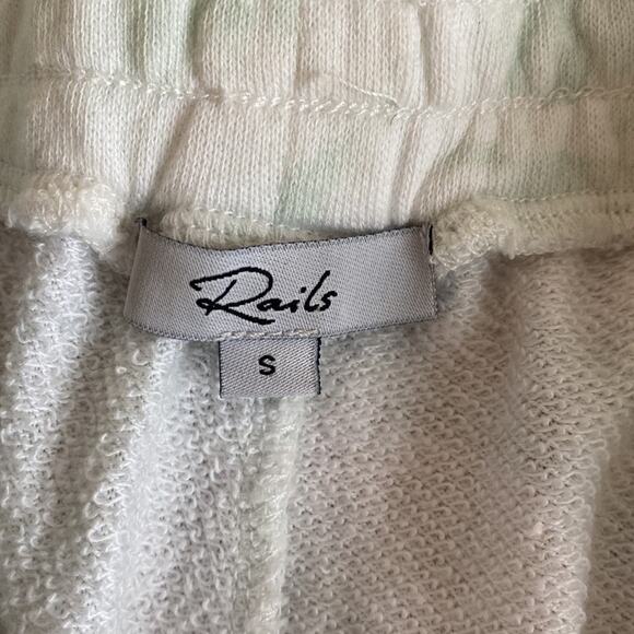 Rails Jane French Terry Tie Dye Short Mint Green S - Picture 6 of 12